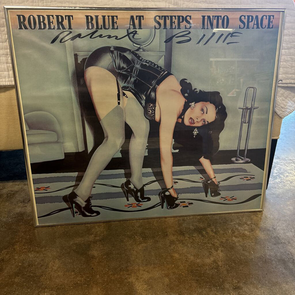 Robert Blue At Steps Into Space Framed Poster