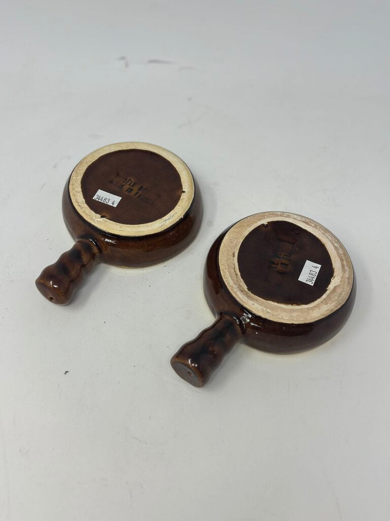 Vintage Escargot Dishes Pair
