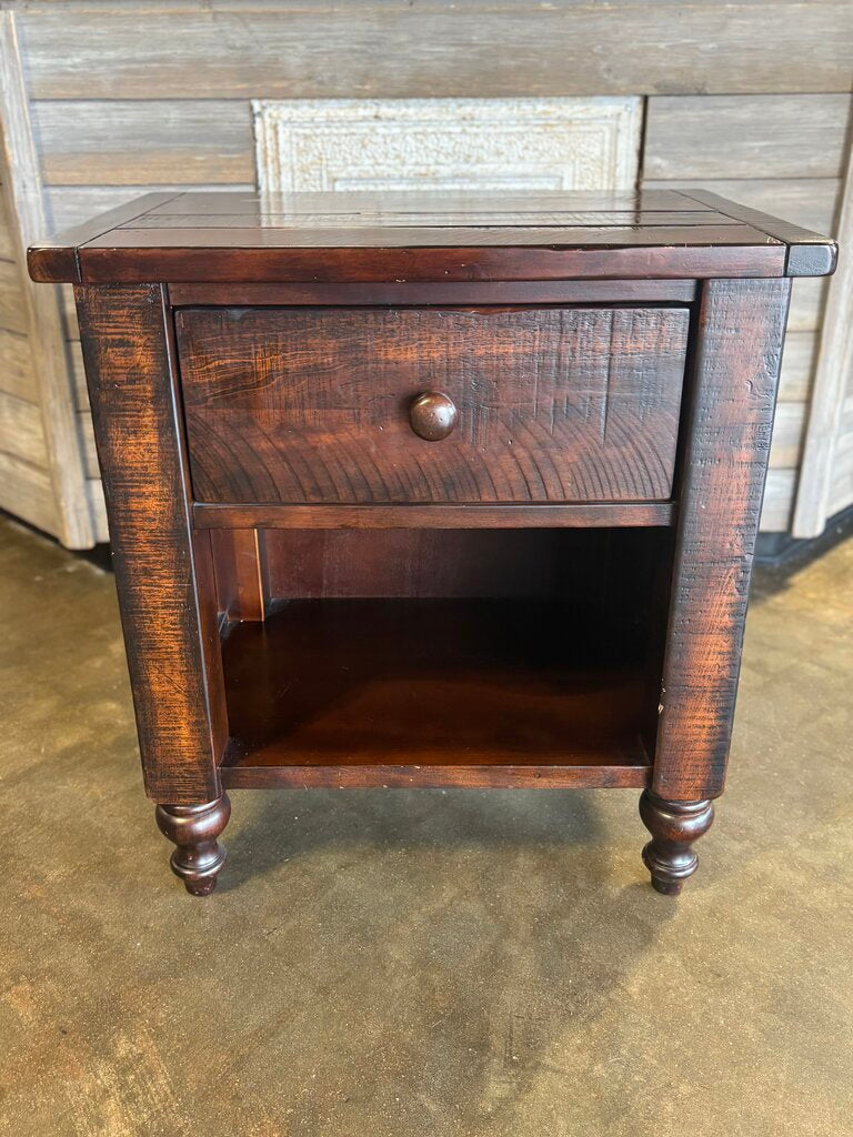 Pottery Barn One Drawer End Table