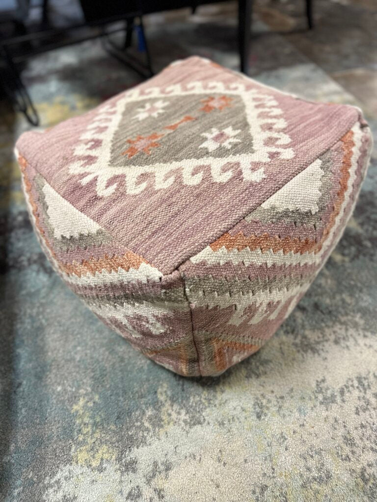 Wool Moroccan Pouf