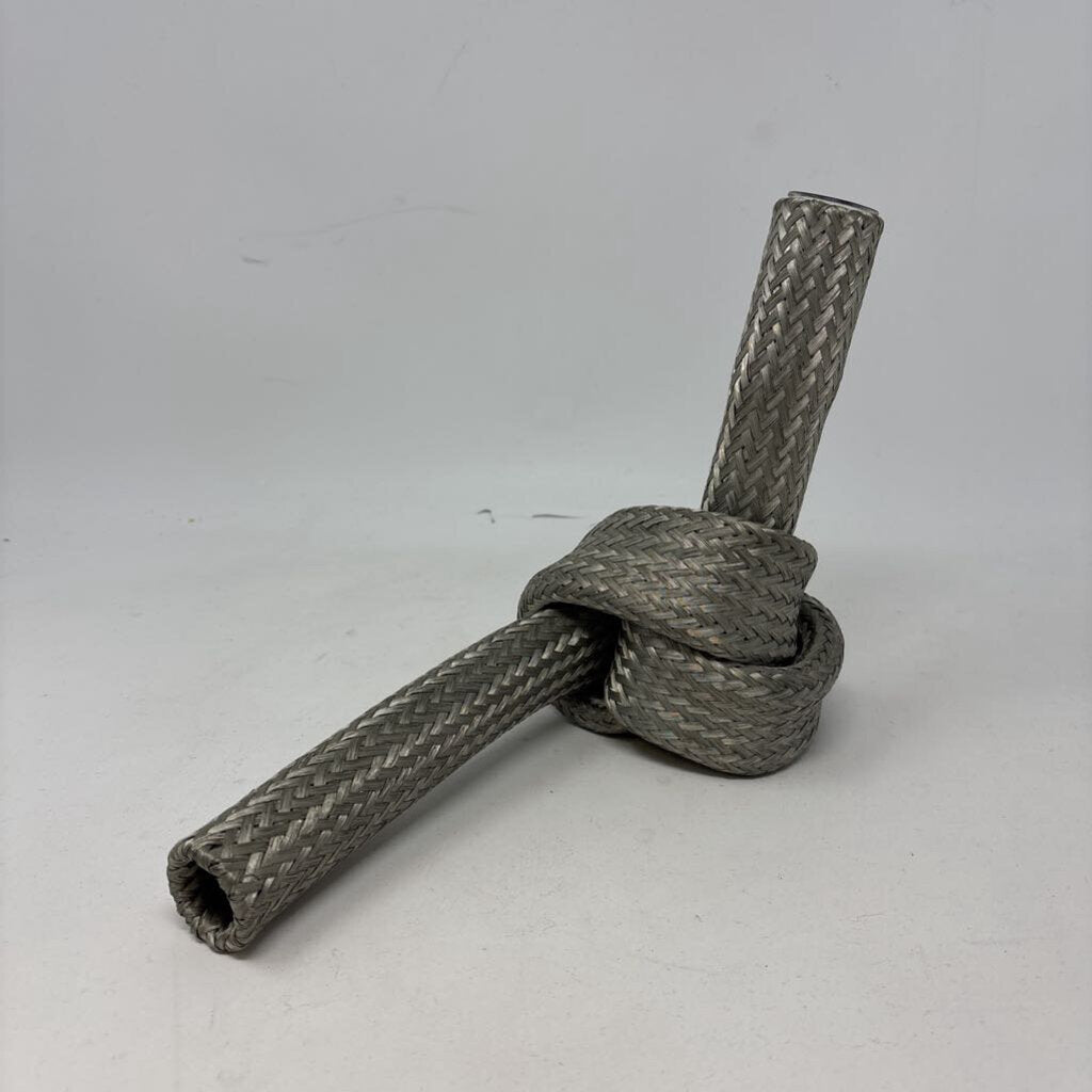 Woven Metal Knot Vase Chester Old Atlanta Artist