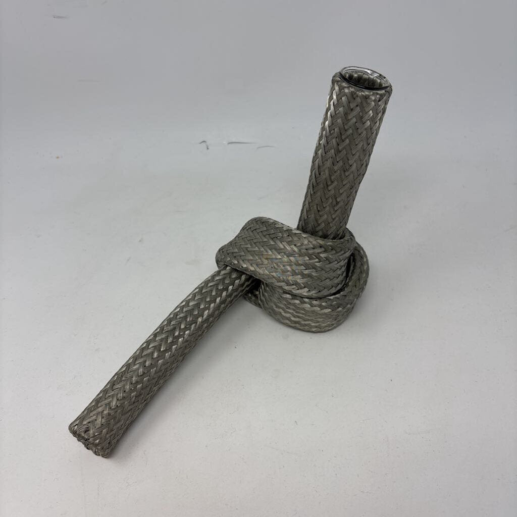 Woven Metal Knot Vase Chester Old Atlanta Artist