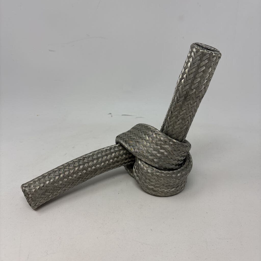 Woven Metal Knot Vase Chester Old Atlanta Artist