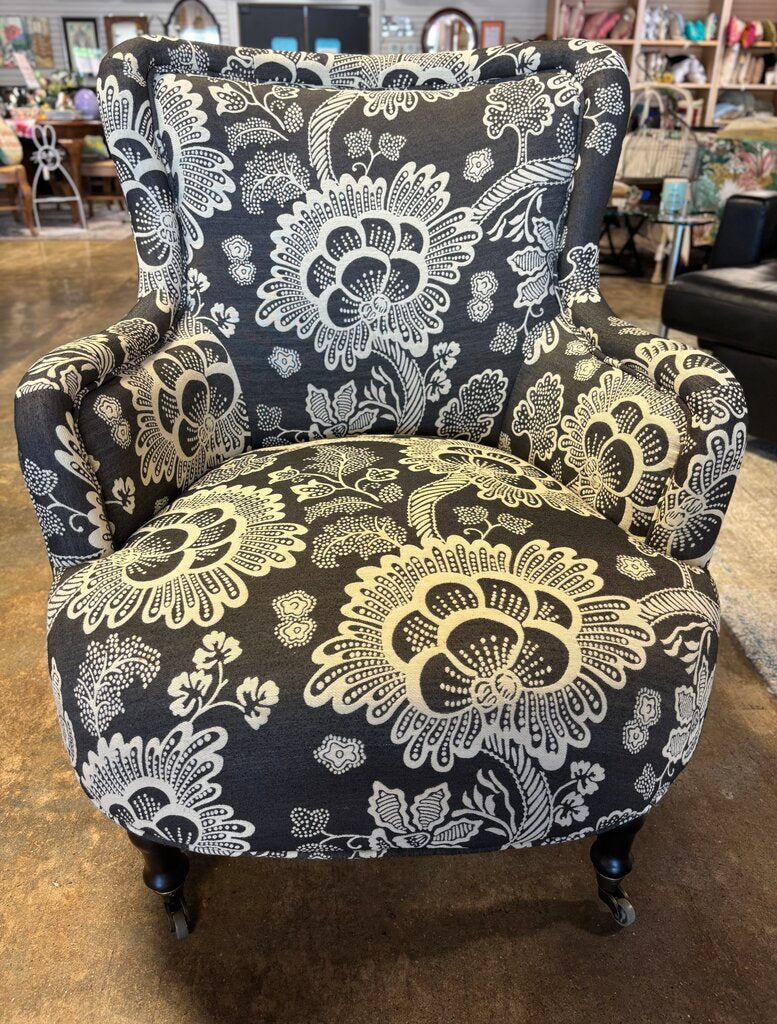 Upholstered Wingback Accent Chair