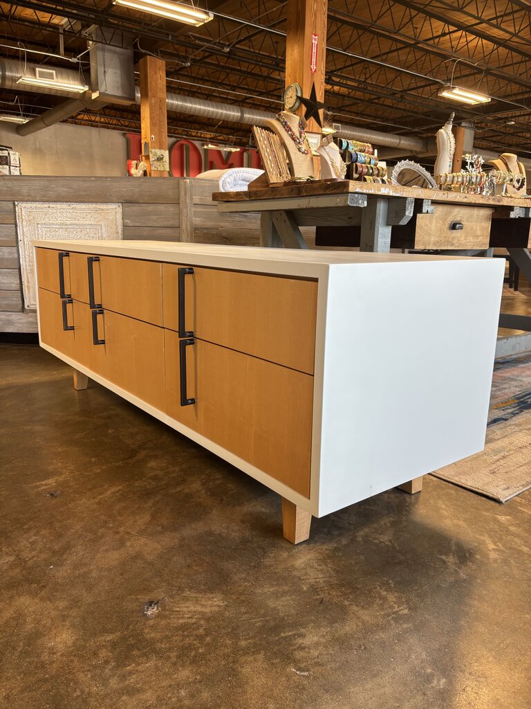 Modern Heavy 5 Drawer 2 Door Cabinet 73 X 22.25 X 25.25