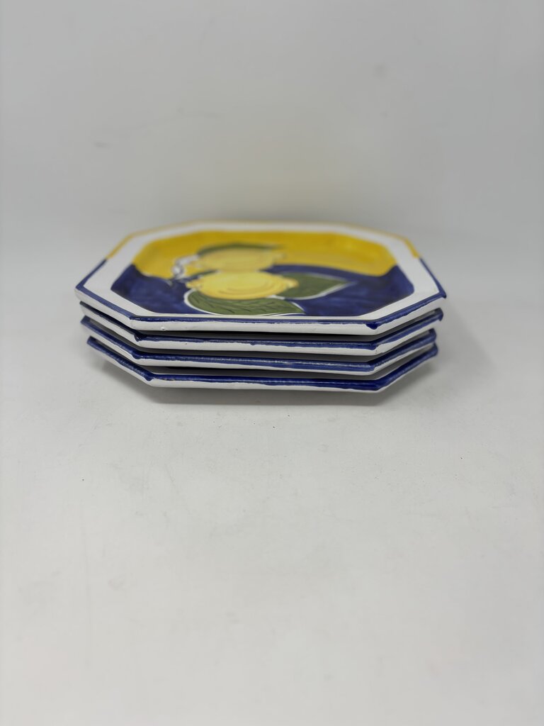 Italian Pottery Plates Set 4