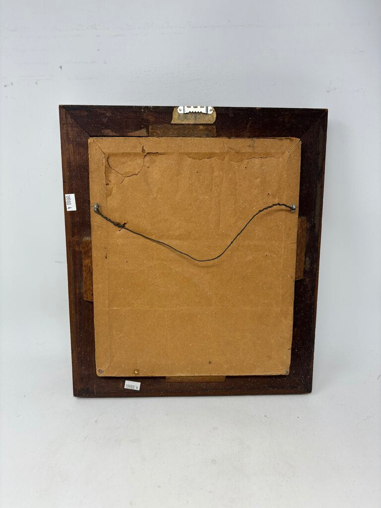 Vintage Framed Dandelion Flowers