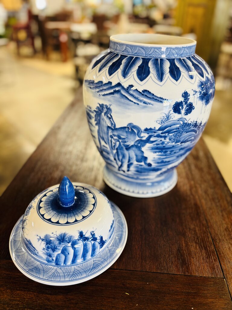 Porcelain Ginger Jar