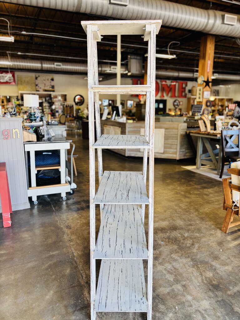 5 Tier Wood Ladder Shelf