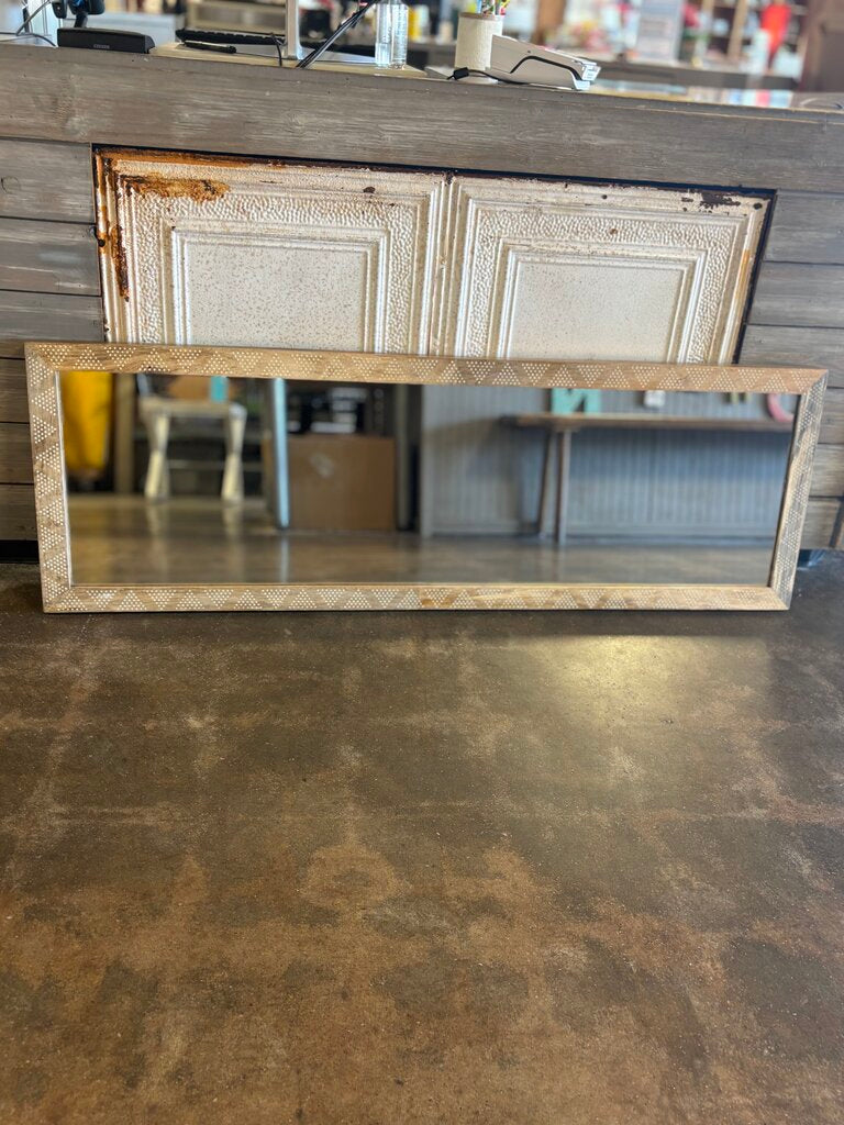 Triangle Dot Wood Floor Mirror 20 X 60 X 2