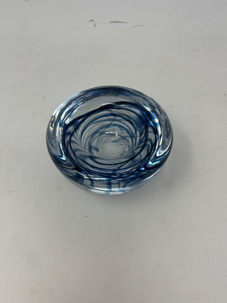 Kosta Boda Swirl Glass Candle Votive