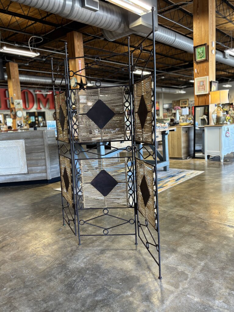 Rattan 3 Panel Heavy Screen