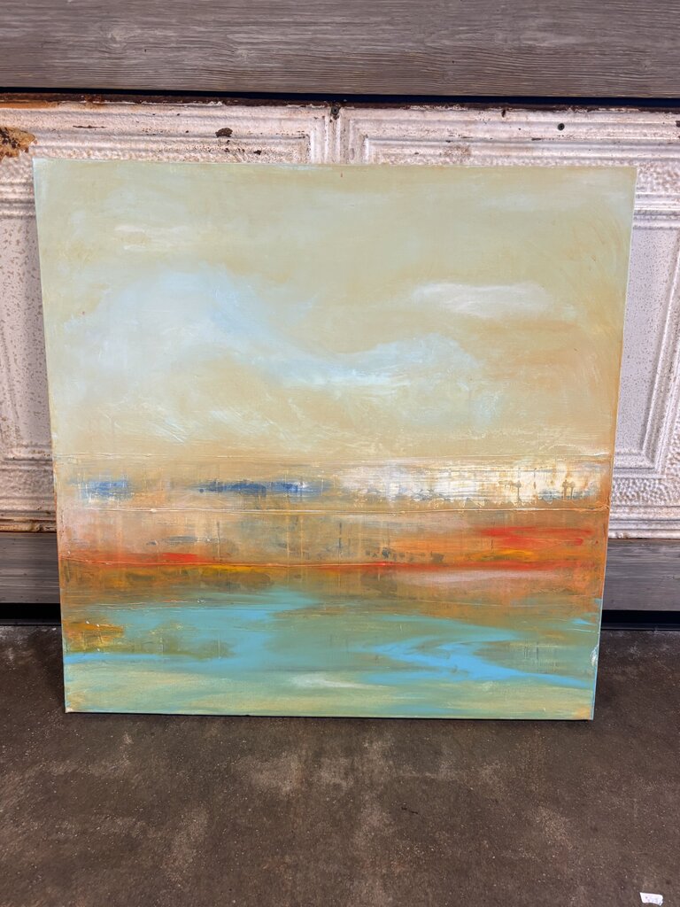 Signed Nature Landscape 30 X 30 Ingrid Hoffmeister
