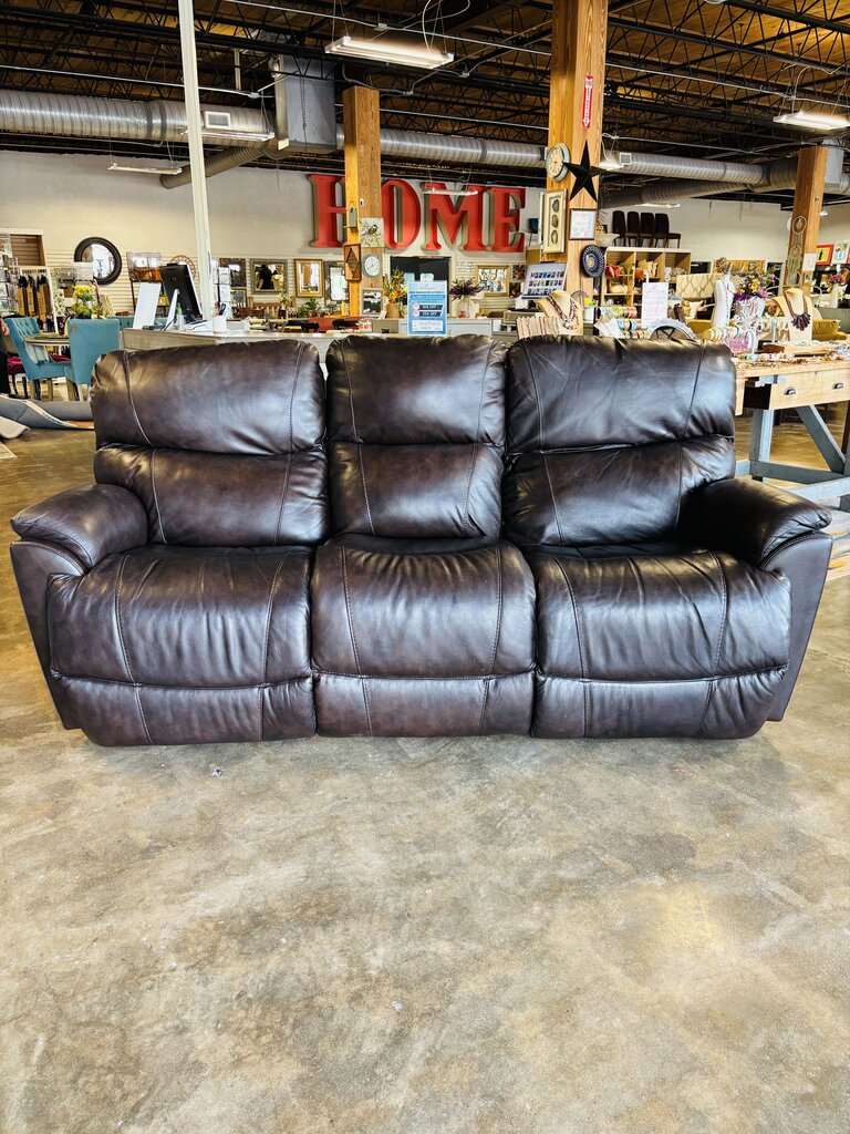 Leather Reclining Electric Sofa