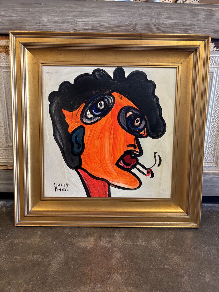 Peter Keil Original Framed Art 33.25 X 33.25
