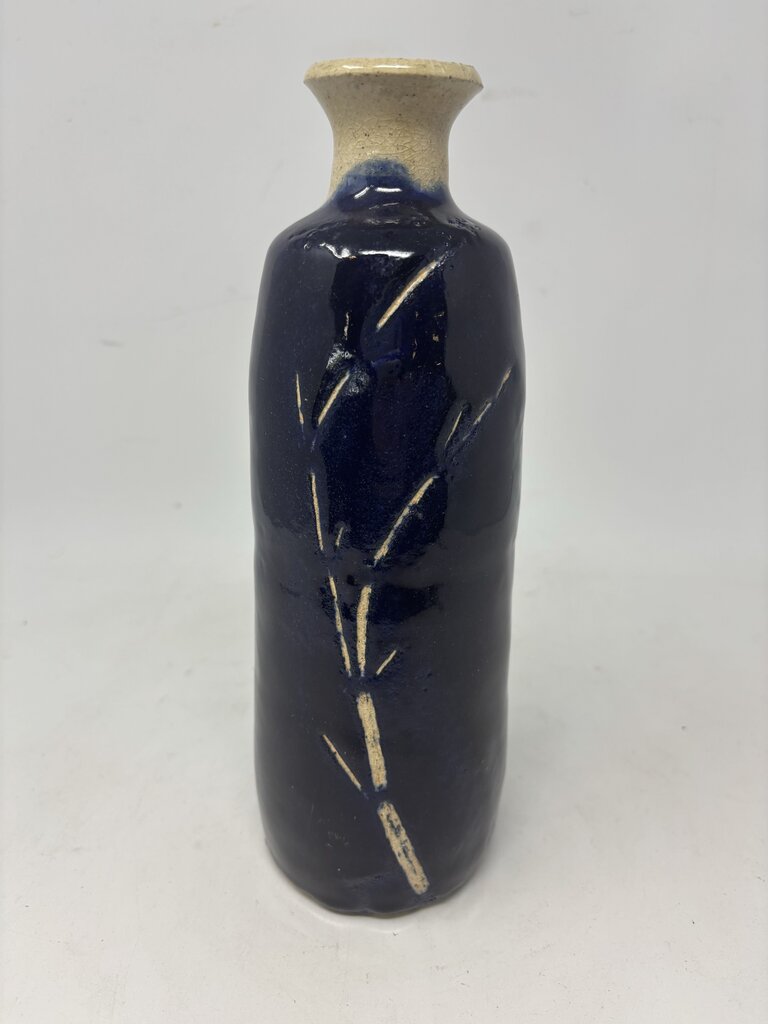 Blue Vase 10"