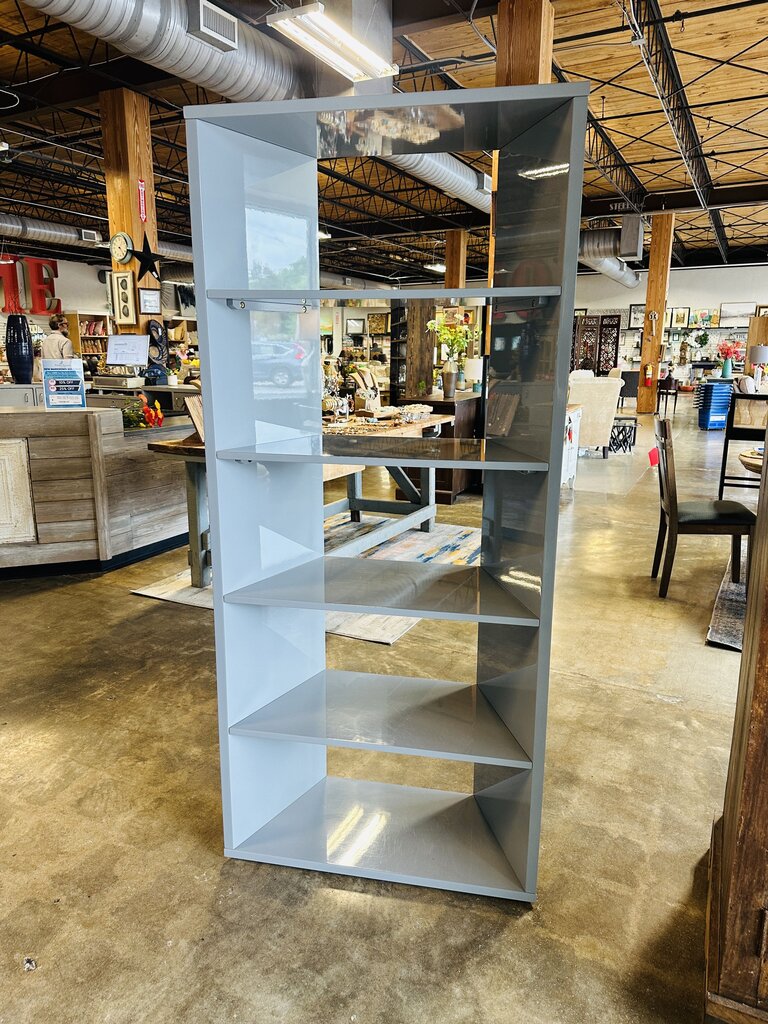 Gray Lacquer Shelves 32W x 71T