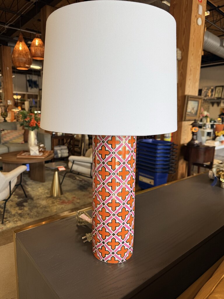 Jonathan Adler Stamped Mosaic Lamp