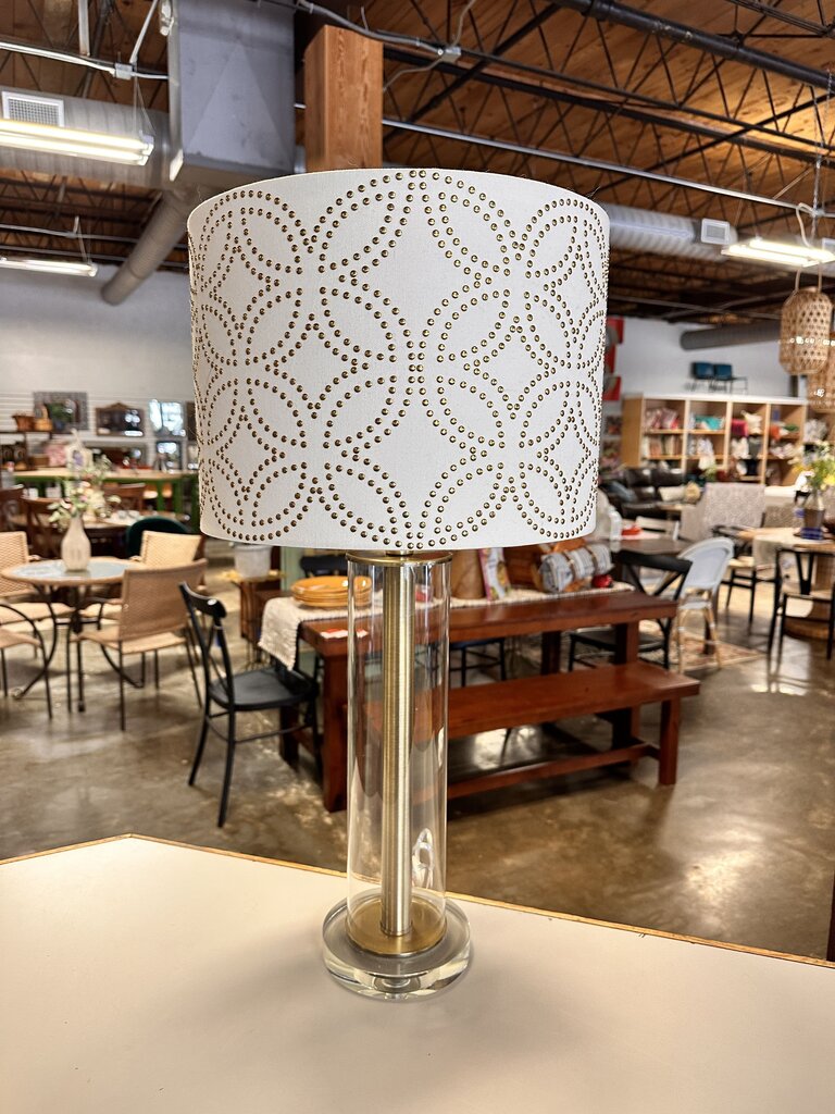 Safevieh Glass & Gold With Studded Shade