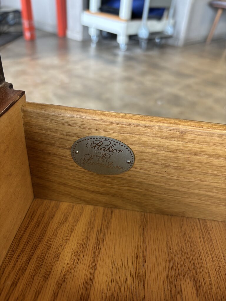 MCM Octagon Single Drawer Accent Table