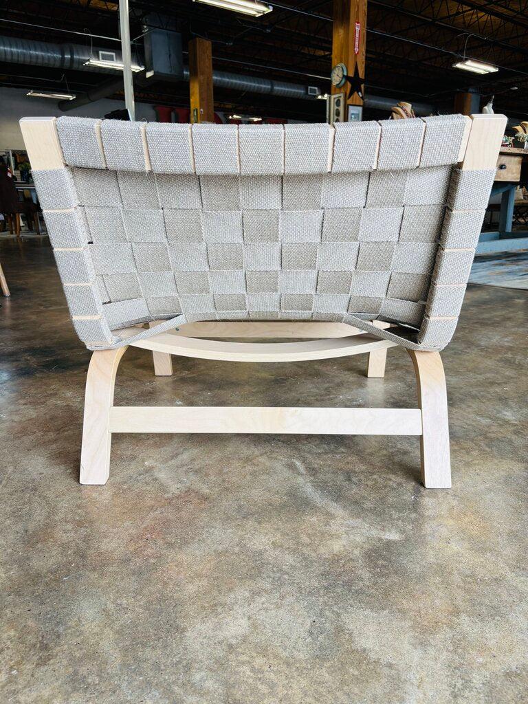 Woven Linen Bands Birch Frame
