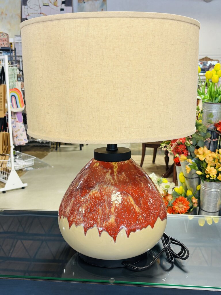 Drip Glaze Ceramic Table Lamp