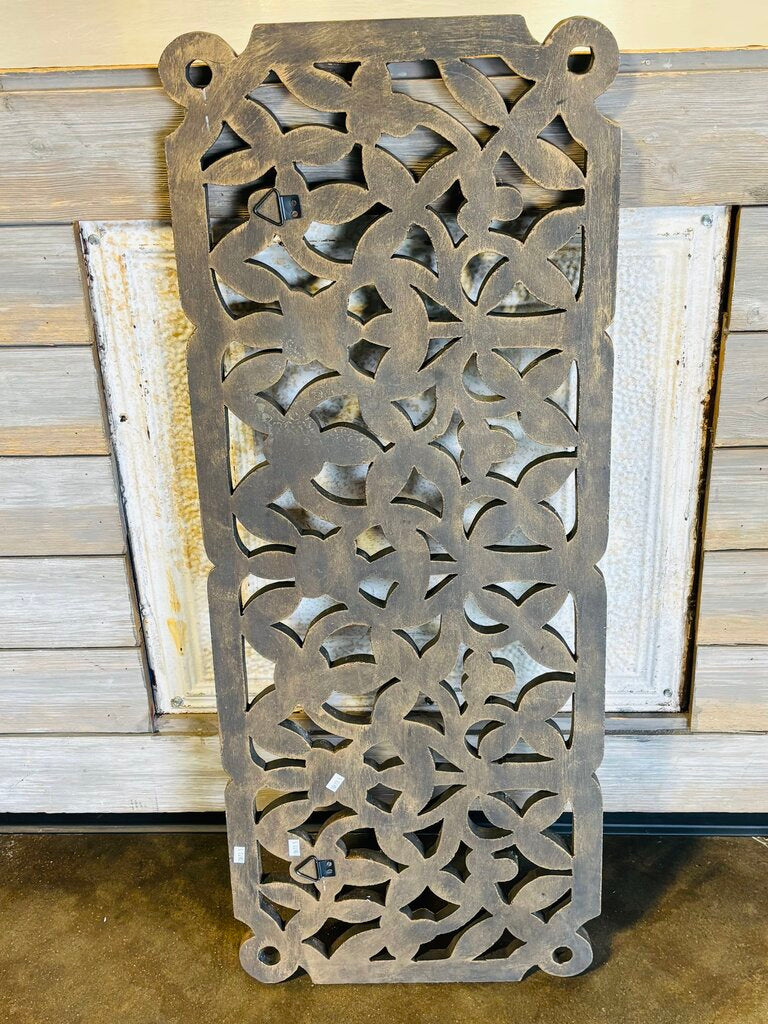 Hand carved Wood Wall Panel 15.75 X 40