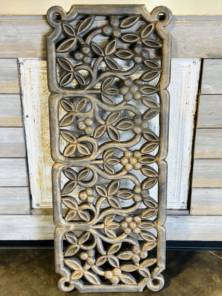 Hand carved Wood Wall Panel 15.75 X 40