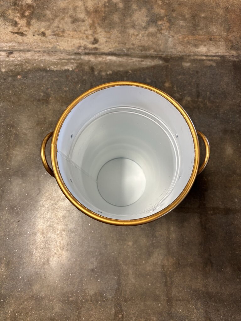 Mackenzie-Childs Large Metal Lunares Bucket
