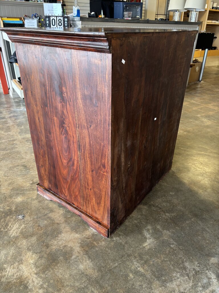 Rustic Wood/Metal Door Buffet 34.5 X 24.25 X 38.25