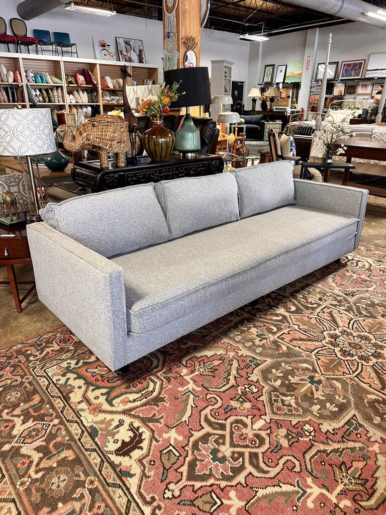 West Elm Light Gray Sofa 88L x 26D x 24T