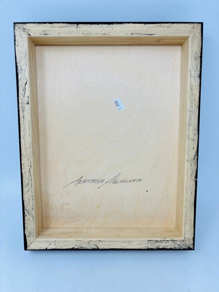 Owl Signed Anastasia Alexandrin 11 X 14.25