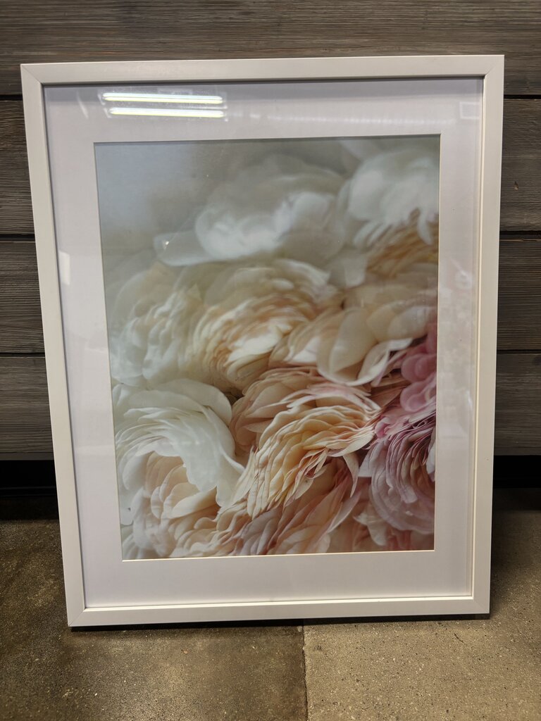 Peach & Pink Peony Art 20L x 16W