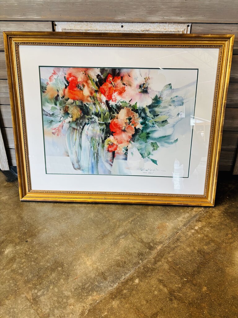 Three Vases Signed Brent Heighton 40 X 32