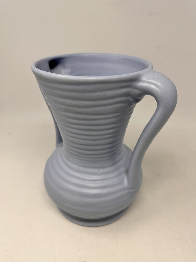 Lilac Handled Ceramic Vase