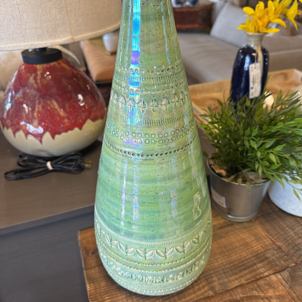 Hallmarked Bitossi Iridescent Vase