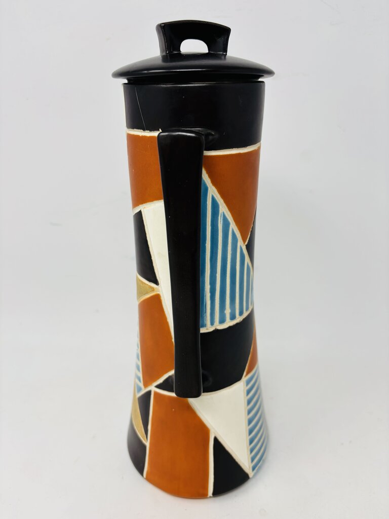 Arnel's Pottery Geometric Pitcher