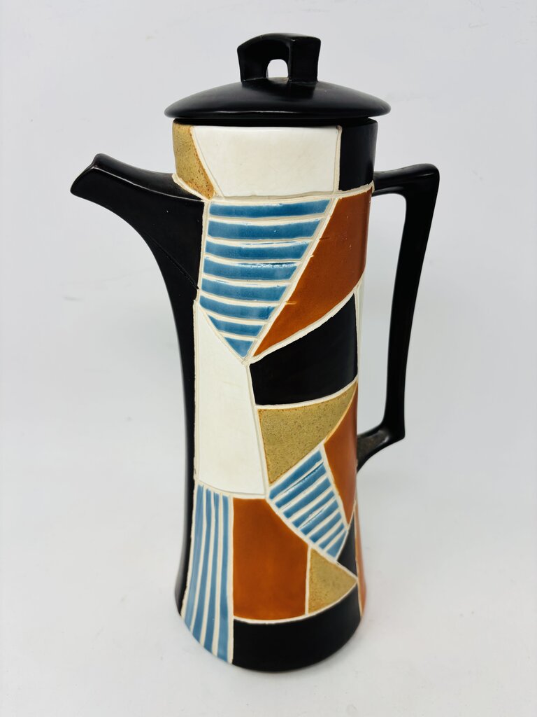 Arnel's Pottery Geometric Pitcher