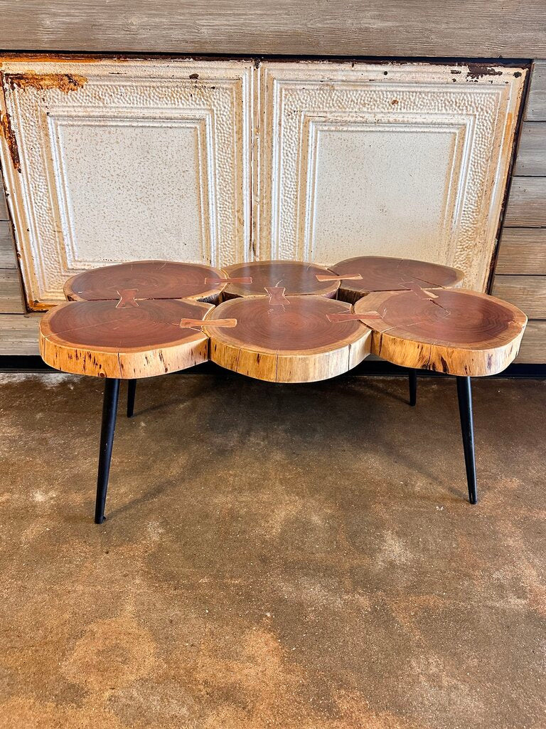 Teak Circle Coffee Table