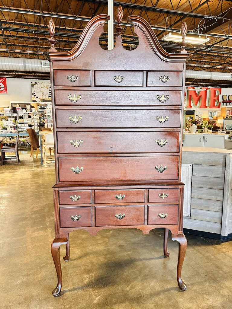 Solid Wood 7 Drawer Highboy