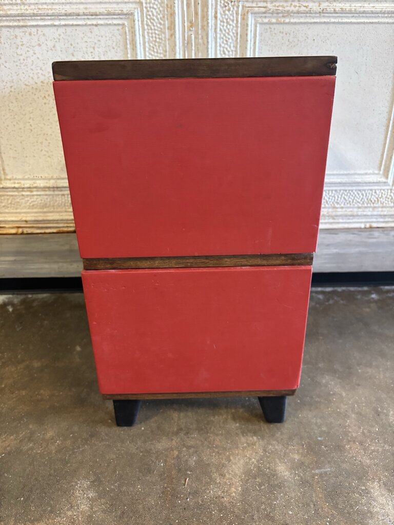 2 Drawer Side Table 13 X 18.5 X 22.75
