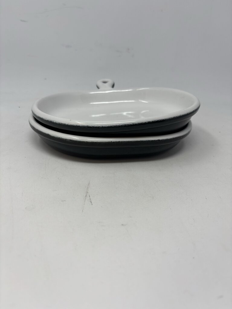 Bennington Pottery Handled Bistro Skillets Pair
