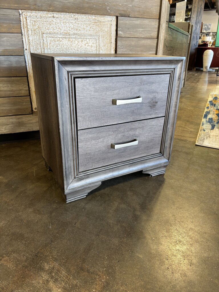Two Drawer Nightstand 23.5 X 16 X 24