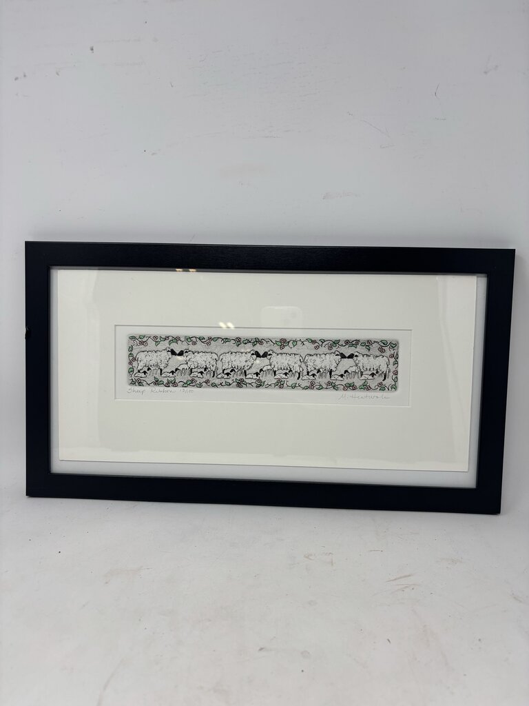 Sheep Ribbon Signed/Numbered