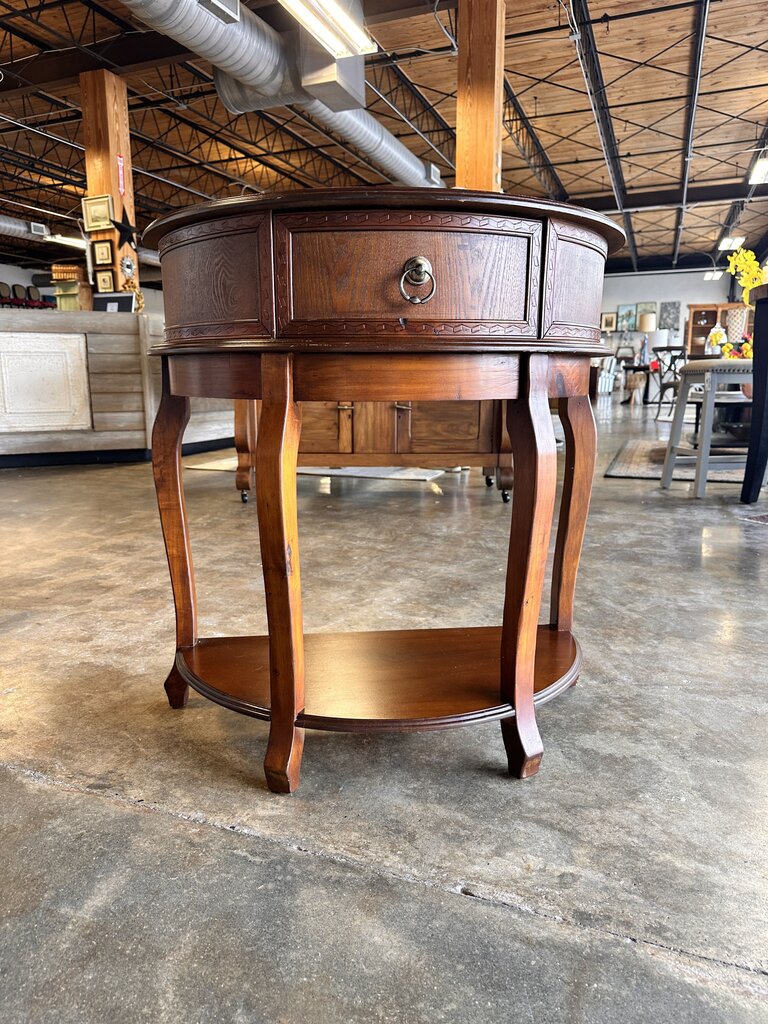 2 Piece Curved Vintage Cherry Table