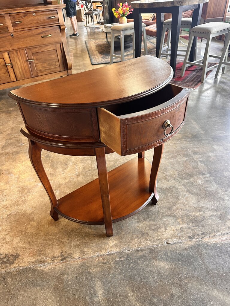 2 Piece Curved Vintage Cherry Table
