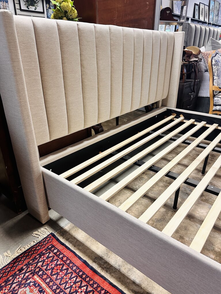California King Upholstered Bed