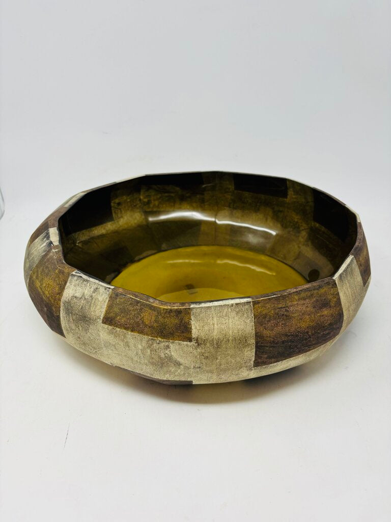 Round Glass Deco Bowl
