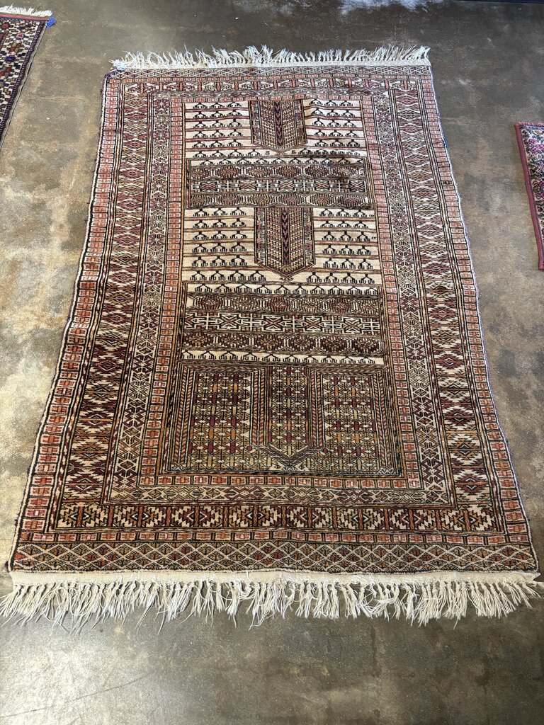 Geometric BoHo Fringe Rug 72 X 47