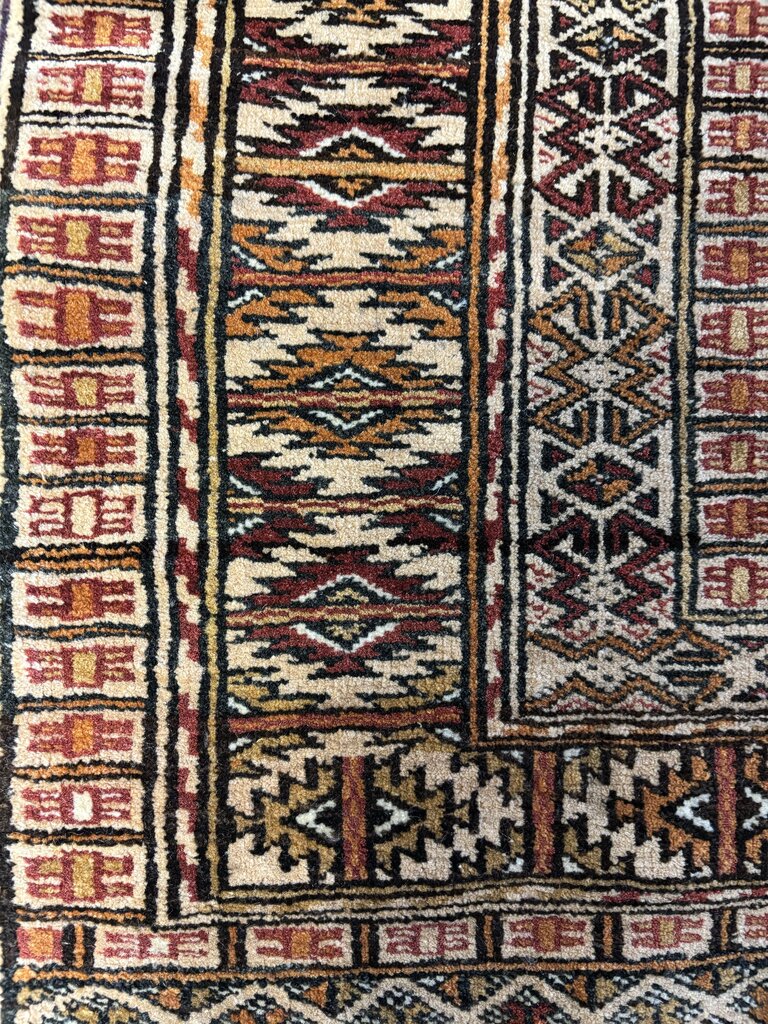 Geometric BoHo Fringe Rug 72 X 47